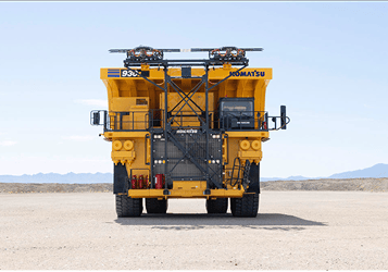 Komatsu mining truck